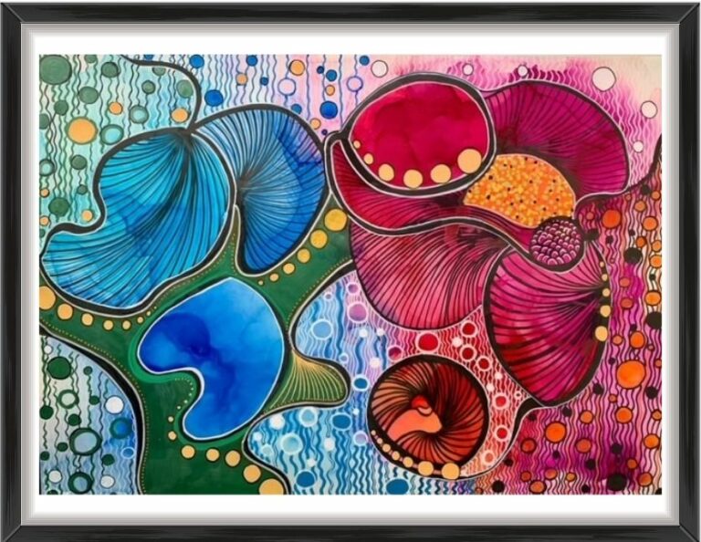 Painting "Flashback" by Manuela Luther
