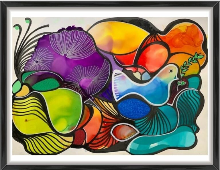Painting "Inner Peace" by Manuela Luther