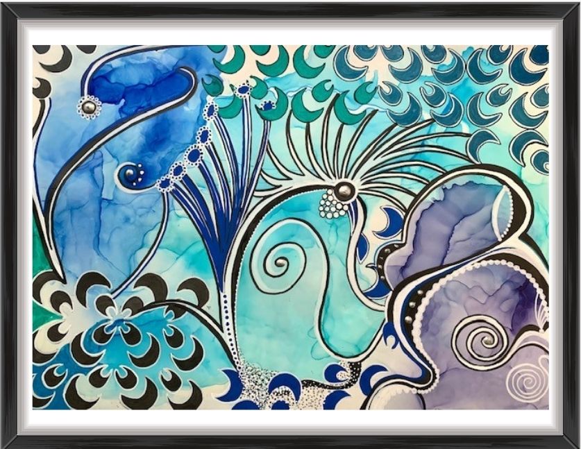 Painting "Istanbul Nights" by Manuela Luther