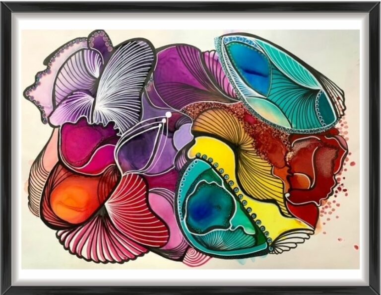 Painting "Peacock Beauty" by Manuela Luther