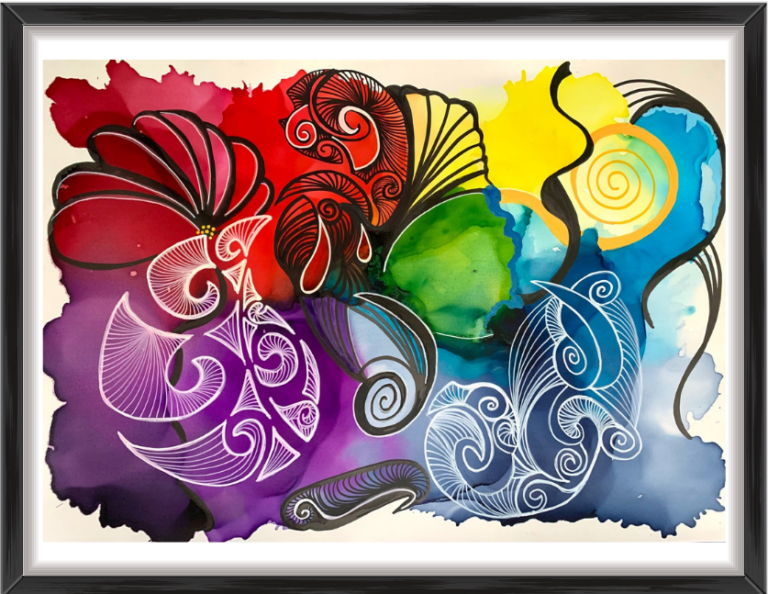 Painting "Aroha" by Manuela Luther