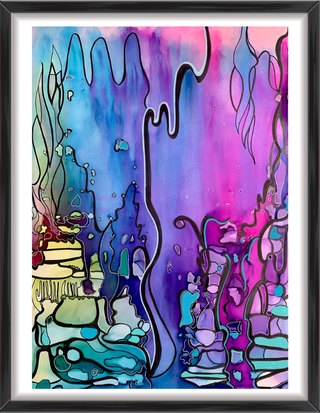 Painting "Beyond the Veil" by Manuela Luther